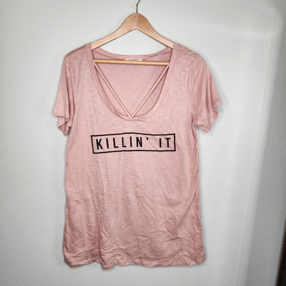 Soft pink t-shirt